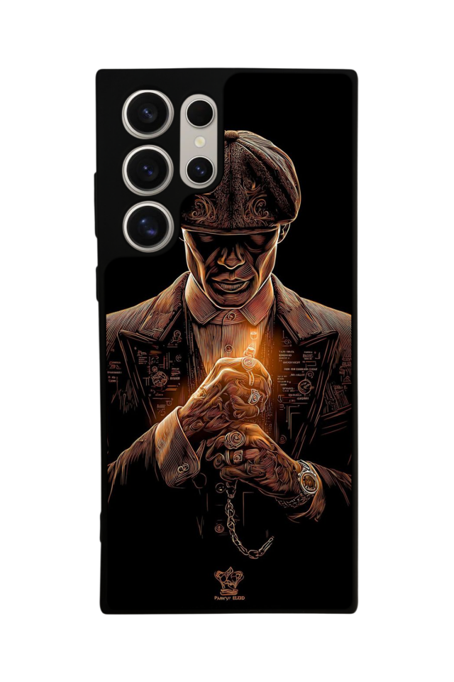 Samsung Galaxy S22 Ultra Uyumlu Peaky Blinders Tasarımlı Glossy Premium Kılıf