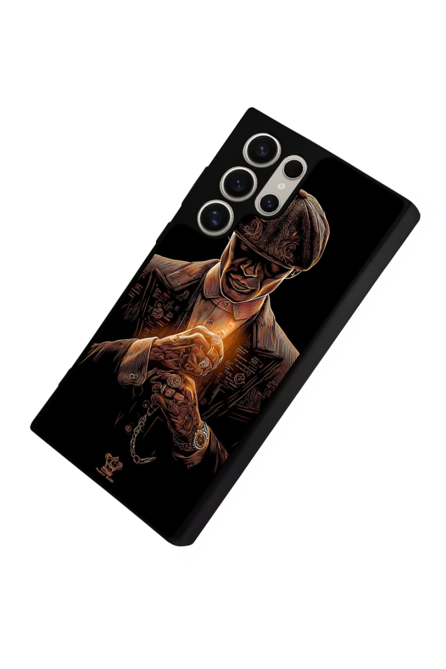 Samsung Galaxy S22 Ultra Uyumlu Peaky Blinders Tasarımlı Glossy Premium Kılıf