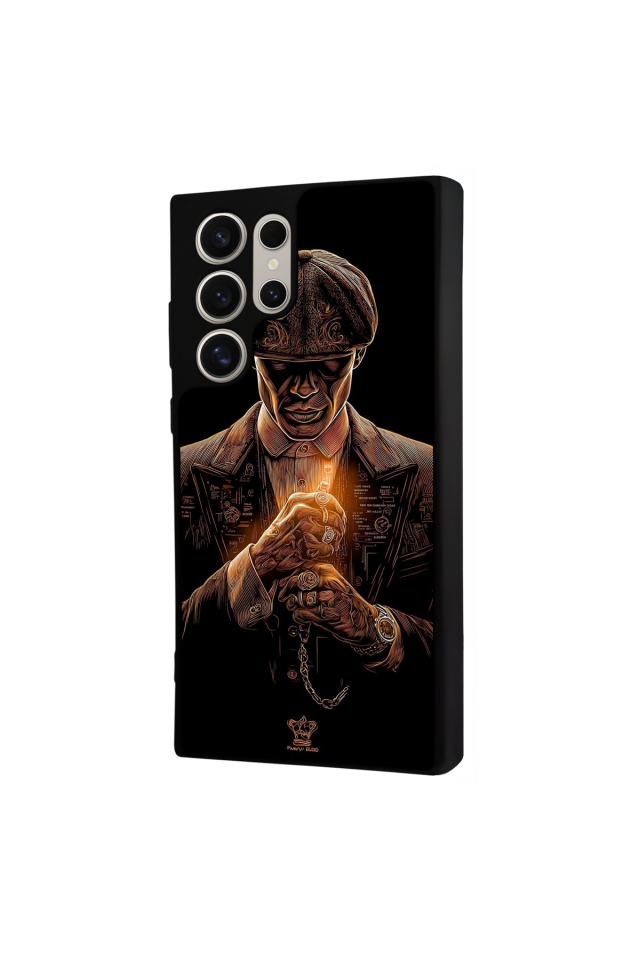 Samsung Galaxy S22 Ultra Uyumlu Peaky Blinders Tasarımlı Glossy Premium Kılıf