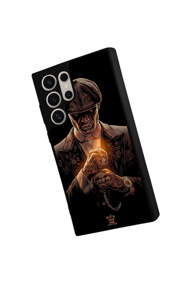 Samsung Galaxy S22 Ultra Uyumlu Peaky Blinders Tasarımlı Glossy Premium Kılıf