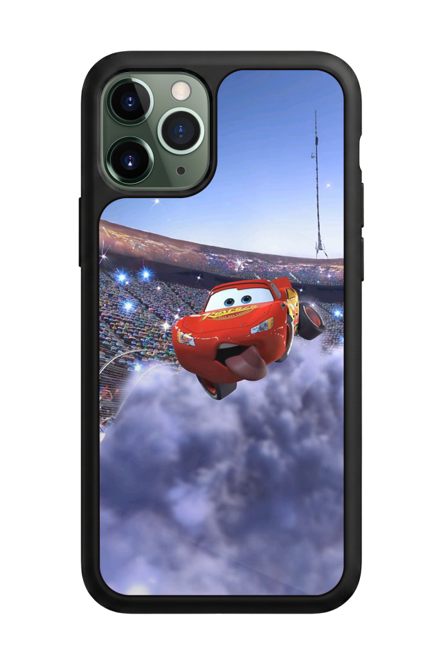 iPhone 11 Pro Uyumlu Şimsek McQueen Tasarımlı Glossy Premium Kılıf