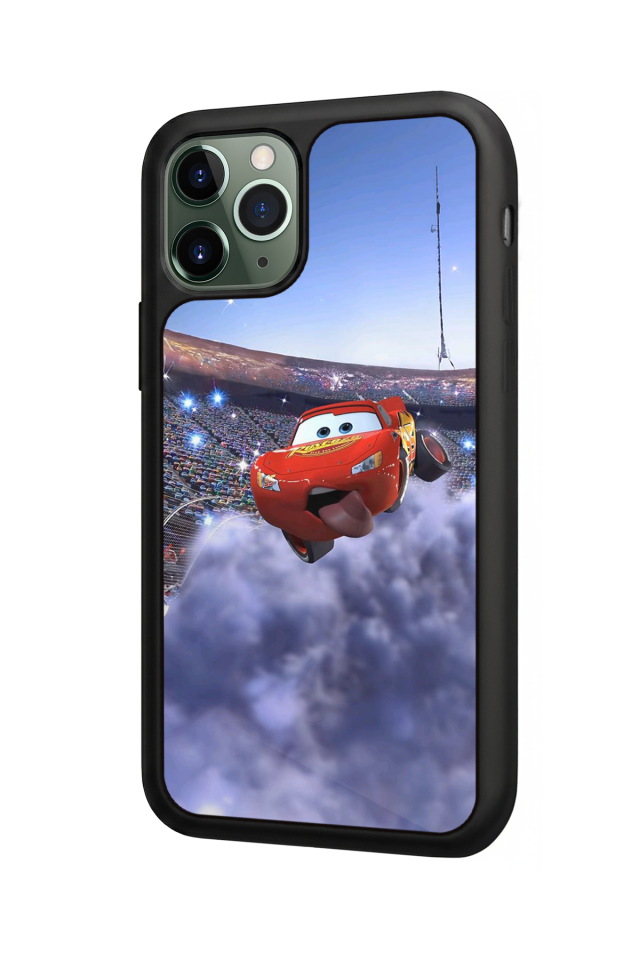 iPhone 11 Pro Uyumlu Şimsek McQueen Tasarımlı Glossy Premium Kılıf