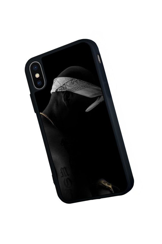 iPhone XS Max Uyumlu Tupac Tasarımlı Glossy Premium Kılıf