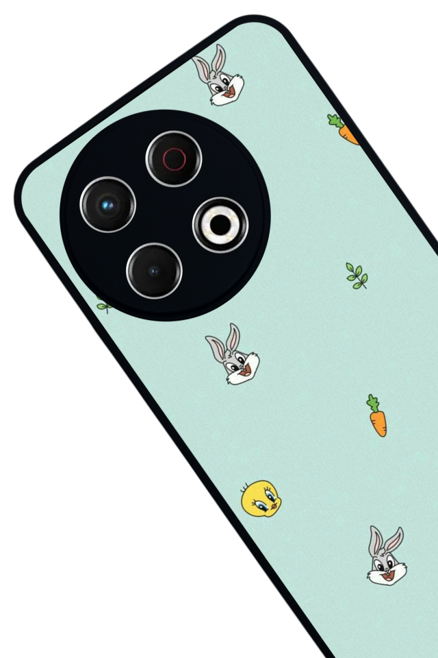 Tecno Spark 30 Pro Uyumlu Tweety Tasarımlı Glossy Premium Kılıf