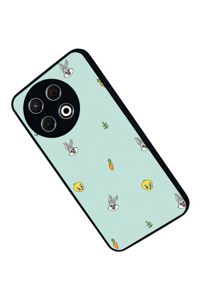 Tecno Spark 30 Pro Uyumlu Tweety Tasarımlı Glossy Premium Kılıf