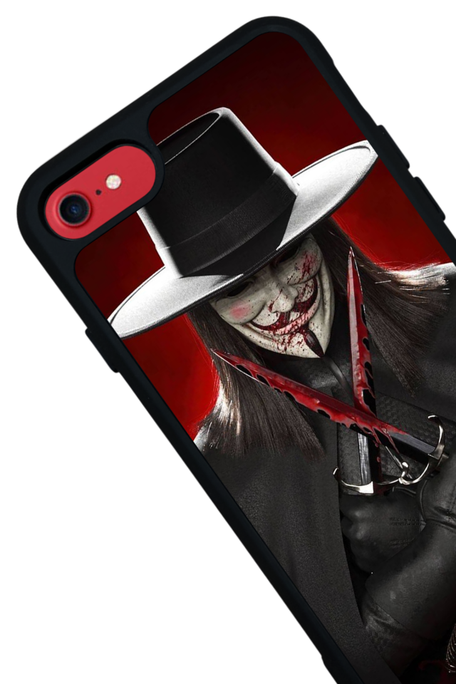 iPhone 7 Uyumlu Vendetta Tasarımlı Glossy Premium Kılıf