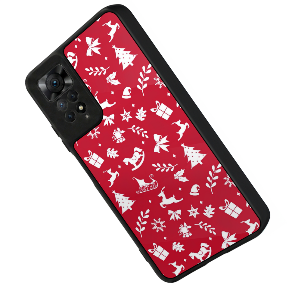 Xiaomi Redmi Note 11 Pro Uyumlu Yilbasi Christmas Tasarımlı Glossy Premium Kılıf