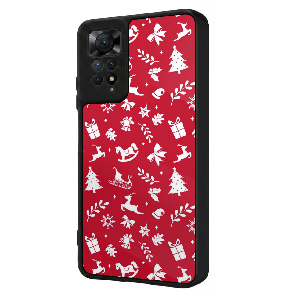 Xiaomi Redmi Note 11 Pro Uyumlu Yilbasi Christmas Tasarımlı Glossy Premium Kılıf