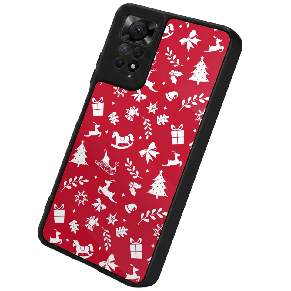 Xiaomi Redmi Note 11 Pro Uyumlu Yilbasi Christmas Tasarımlı Glossy Premium Kılıf