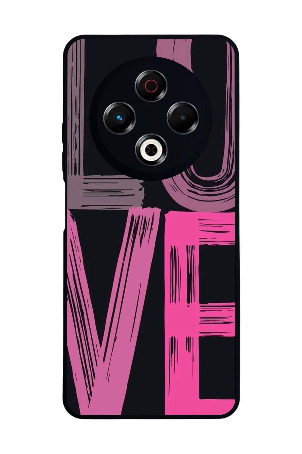 Tecno Spark 30 Uyumlu Love Tasarımlı Glossy Premium Kılıf