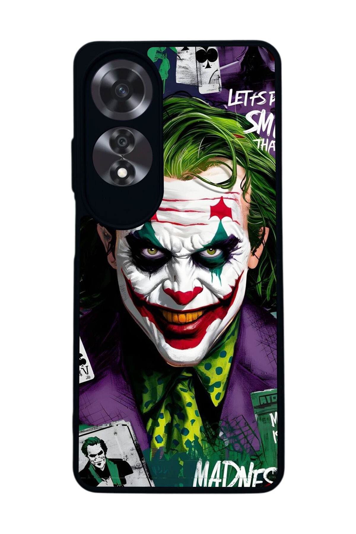 Oppo A60 Mat Siyah uyumlu Kılıf – Yumuşak Silikon, Koruyucu, Şok Emici Kapak
