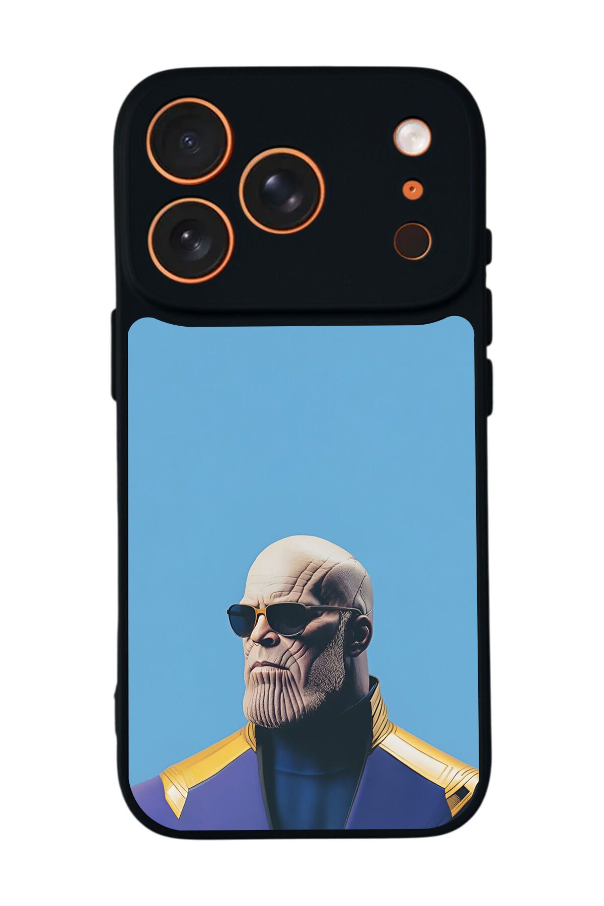 iPhone 17 Pro Max Uyumlu Thanos Tasarımlı Glossy Premium Kılıf