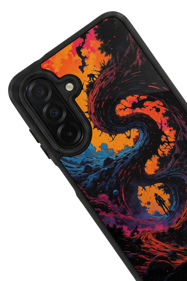 Samsung Galaxy A36 Uyumlu Abstract Tasarımlı Glossy Premium Kılıf