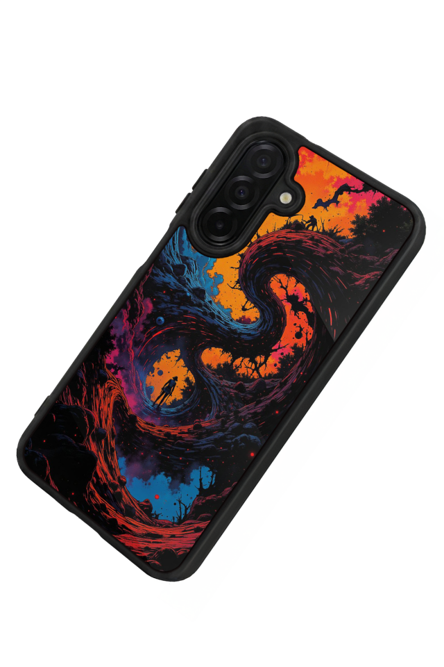 Samsung Galaxy A36 Uyumlu Abstract Tasarımlı Glossy Premium Kılıf