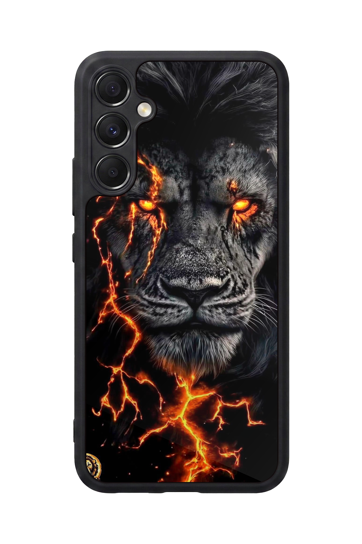 Samsung Galaxy A34 Uyumlu Aslan Tasarımlı Glossy Premium Kılıf