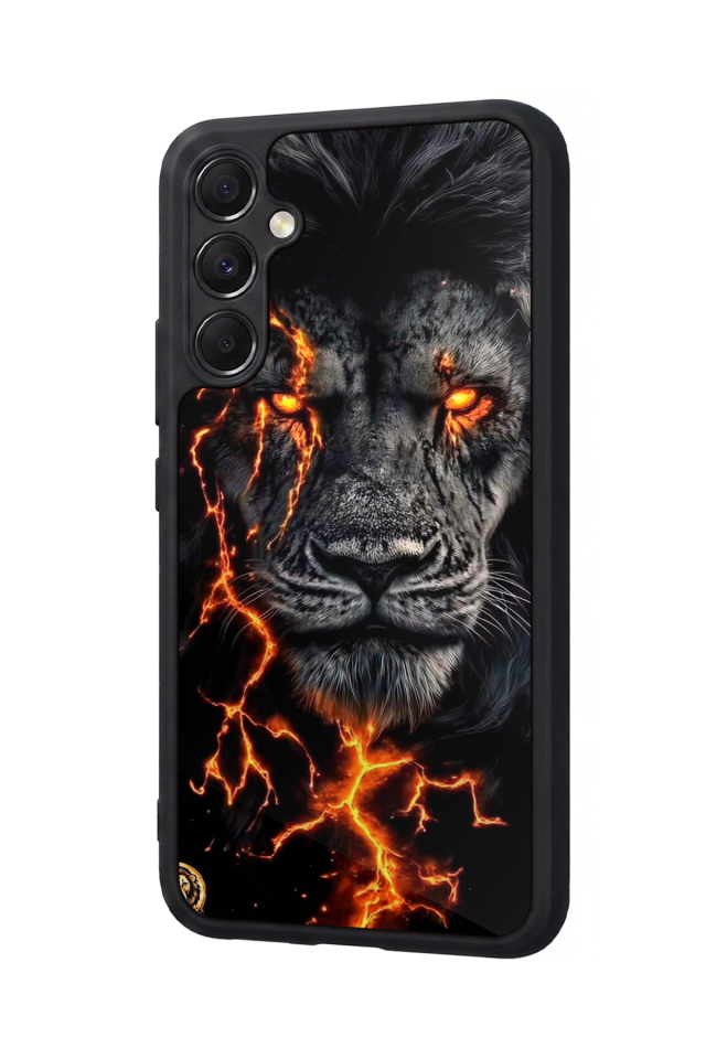 Samsung Galaxy A34 Uyumlu Aslan Tasarımlı Glossy Premium Kılıf