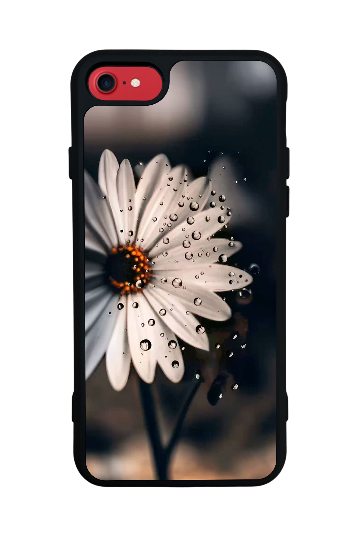 iPhone 8 Uyumlu Cicek Tasarımlı Glossy Premium Kılıf
