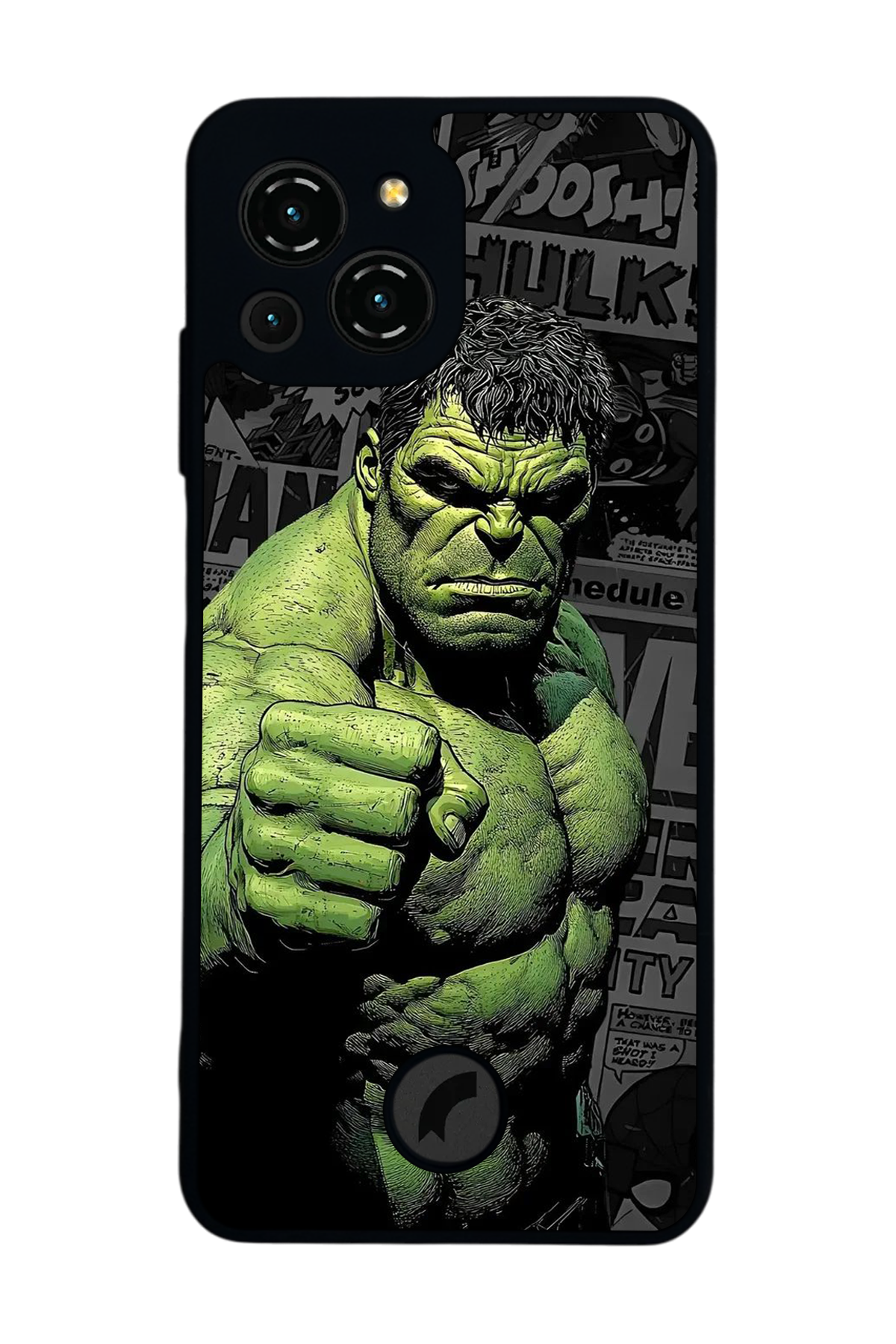 Reeder S23 Pro Max Uyumlu Hulk Tasarımlı Glossy Premium Kılıf