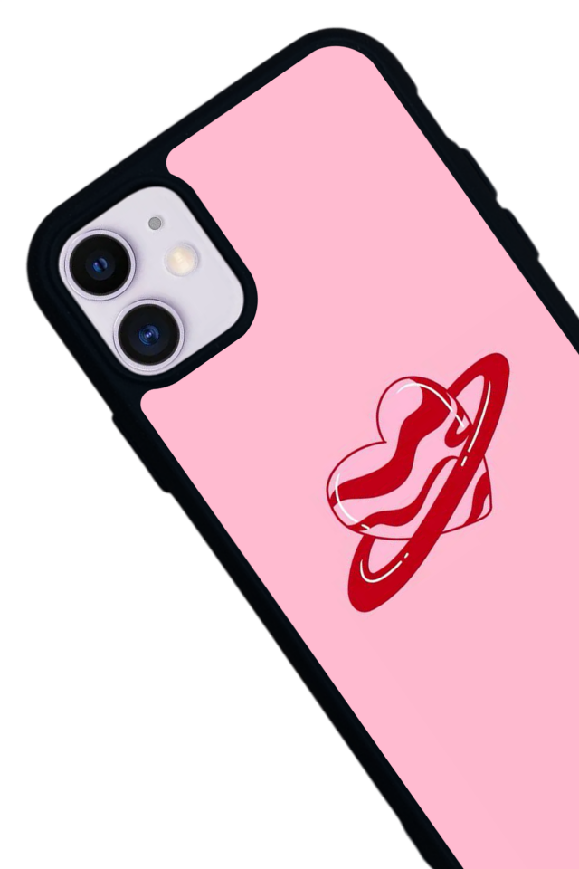 iPhone 11 Uyumlu Kalp Love Tasarımlı Glossy Premium Kılıf