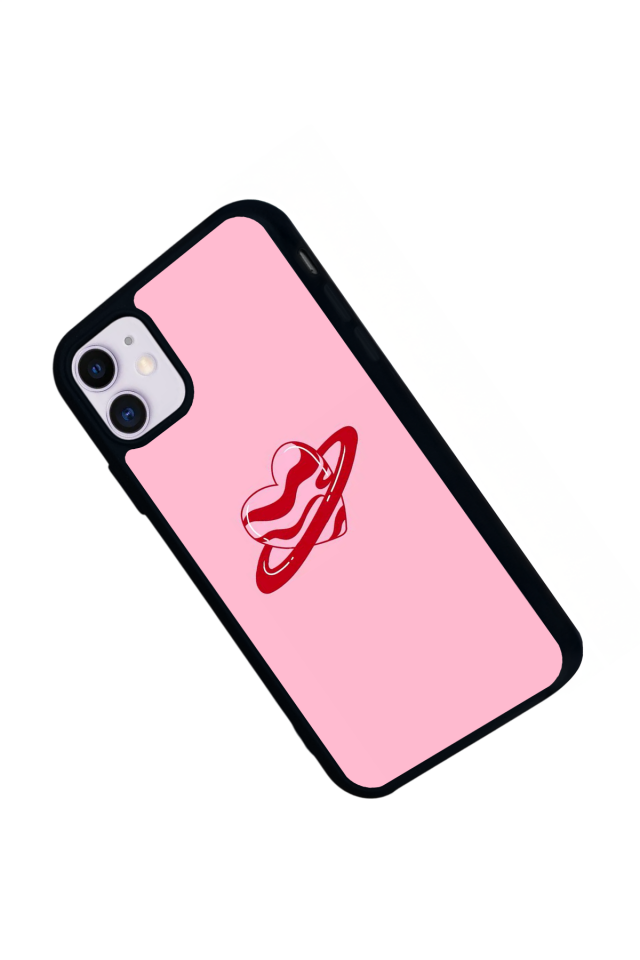 iPhone 11 Uyumlu Kalp Love Tasarımlı Glossy Premium Kılıf