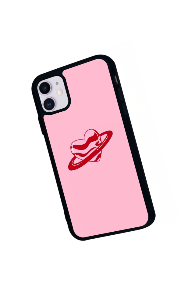 iPhone 11 Uyumlu Kalp Love Tasarımlı Glossy Premium Kılıf