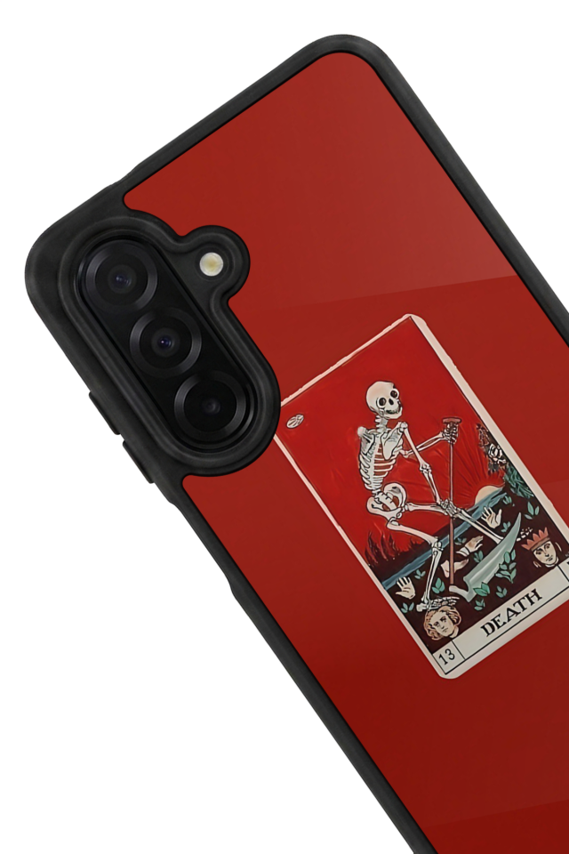 Samsung Galaxy A26 Uyumlu Kirmizi Tasarımlı Glossy Premium Kılıf