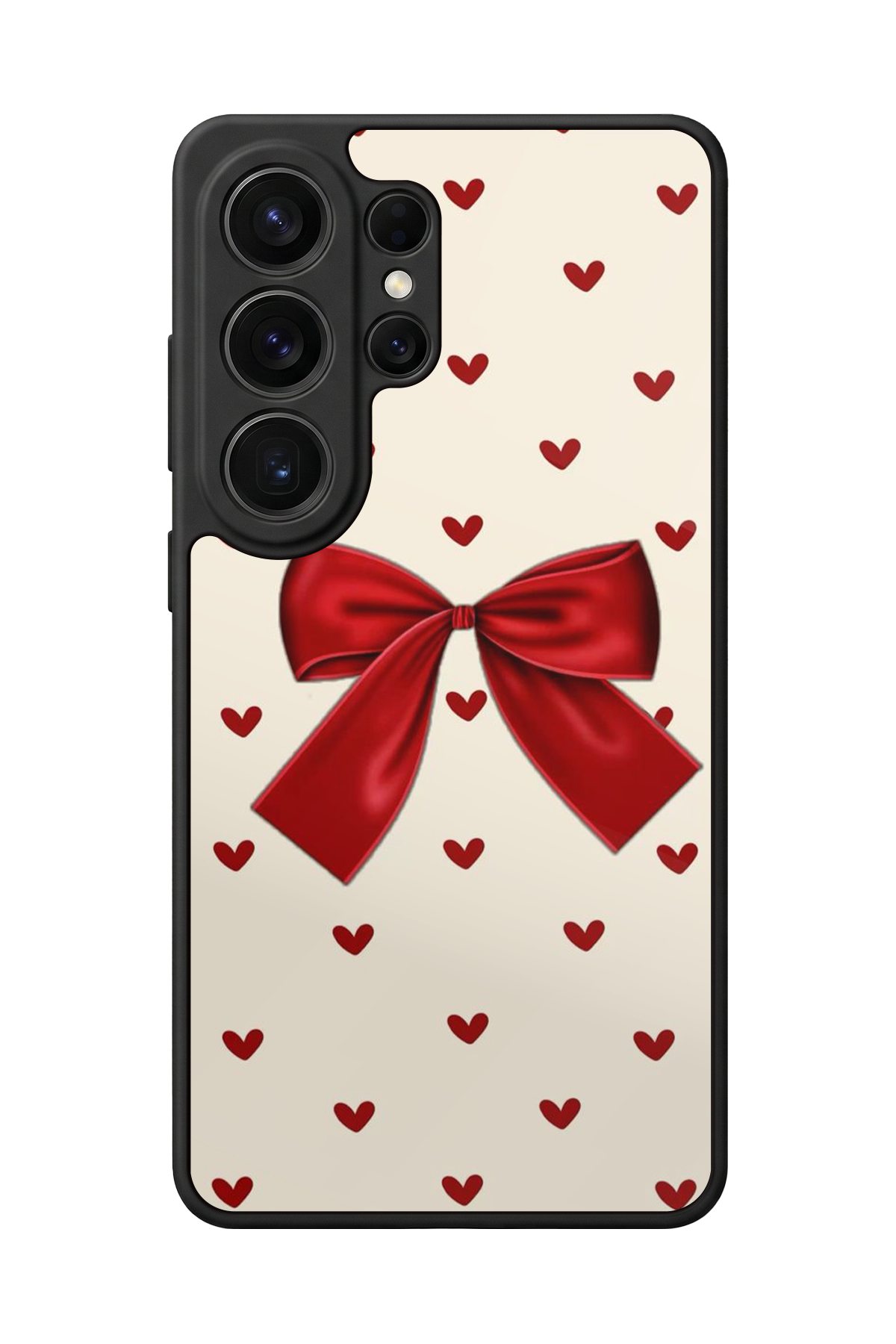Samsung Galaxy S26 Ultra Uyumlu Kurdele Tasarımlı Glossy Premium Kılıf