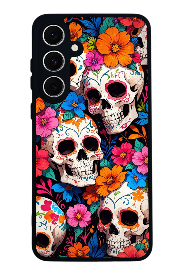 Samsung Galaxy A16 Uyumlu KuruKafa Tasarımlı Glossy Premium Kılıf