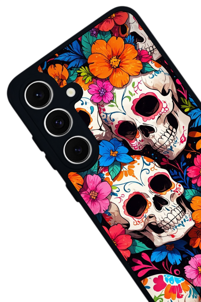 Samsung Galaxy A16 Uyumlu KuruKafa Tasarımlı Glossy Premium Kılıf