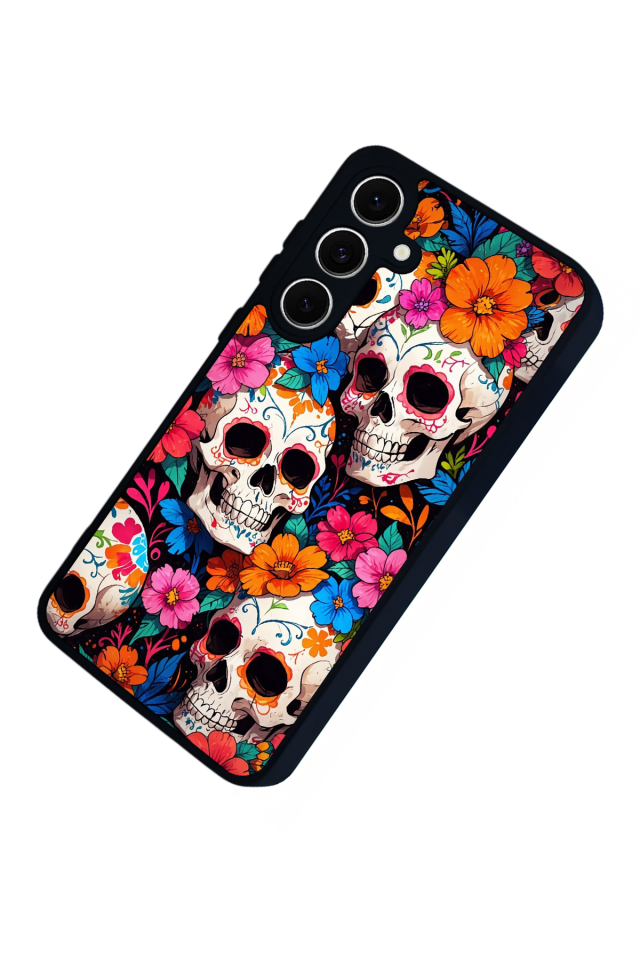 Samsung Galaxy A16 Uyumlu KuruKafa Tasarımlı Glossy Premium Kılıf