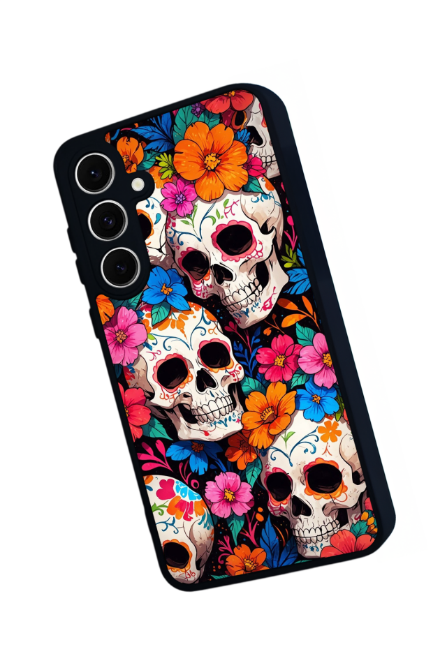 Samsung Galaxy A16 Uyumlu KuruKafa Tasarımlı Glossy Premium Kılıf