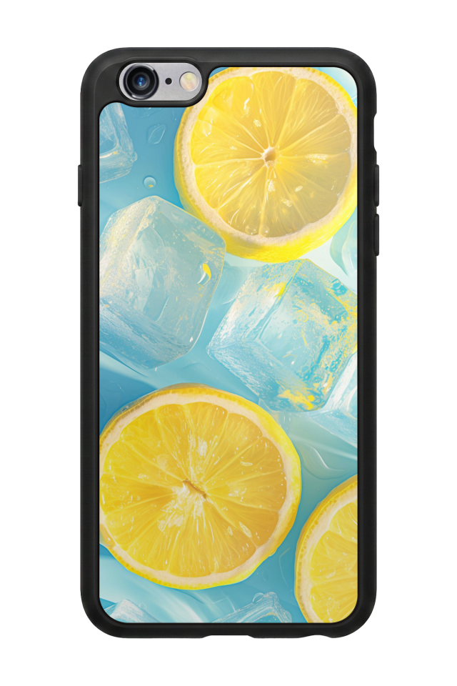 iPhone 6 Plus Uyumlu Limon Tasarımlı Glossy Premium Kılıf