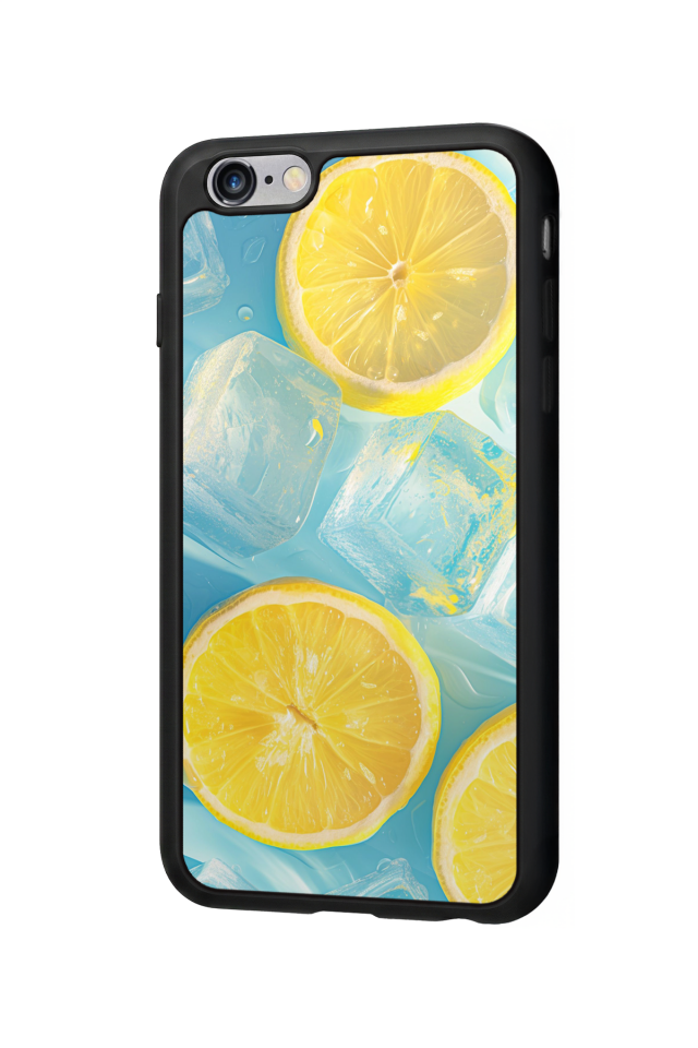 iPhone 6 Plus Uyumlu Limon Tasarımlı Glossy Premium Kılıf