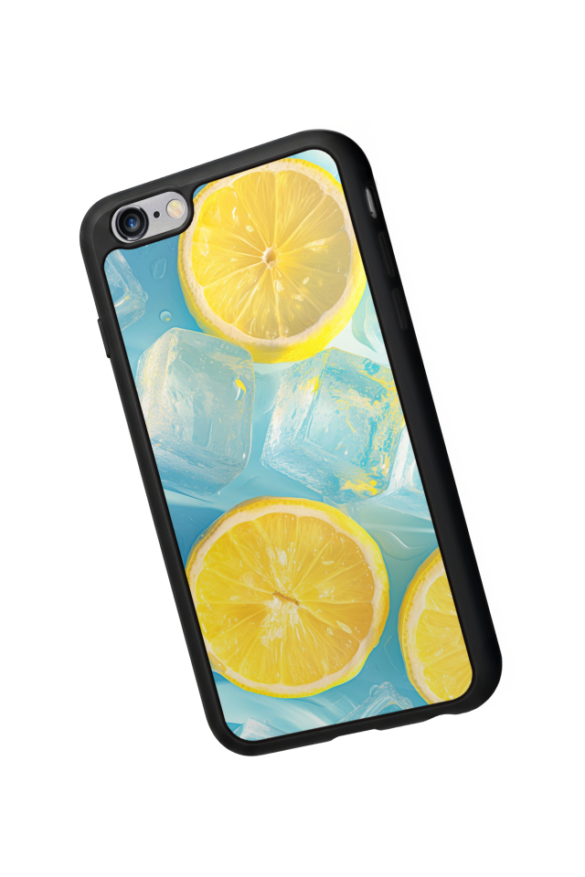 iPhone 6 Plus Uyumlu Limon Tasarımlı Glossy Premium Kılıf