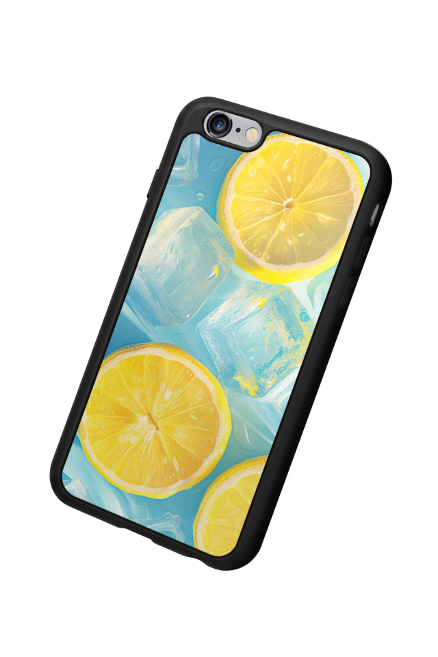 iPhone 6 Plus Uyumlu Limon Tasarımlı Glossy Premium Kılıf
