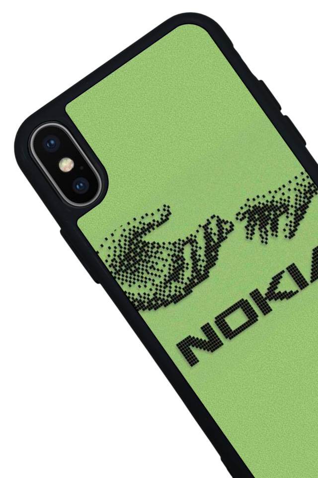 iPhone X/ XS Uyumlu Nokia Tasarımlı Glossy Premium Kılıf