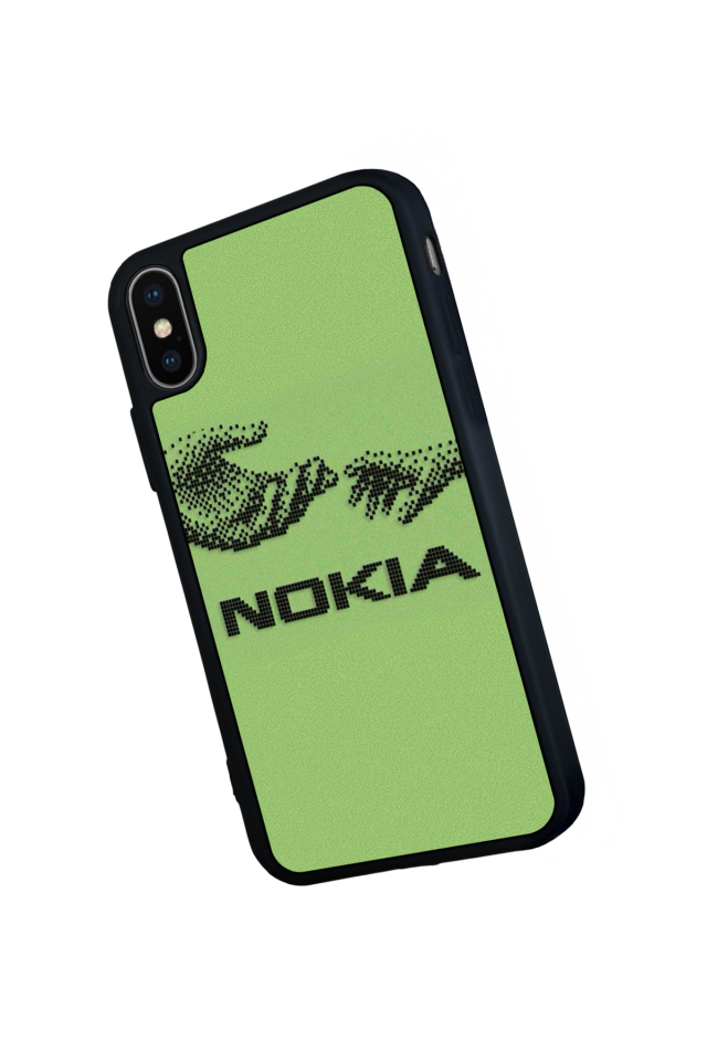 iPhone X/ XS Uyumlu Nokia Tasarımlı Glossy Premium Kılıf