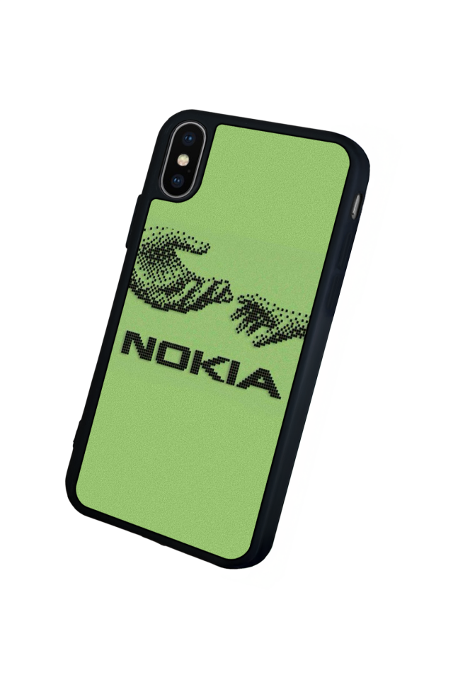 iPhone X/ XS Uyumlu Nokia Tasarımlı Glossy Premium Kılıf