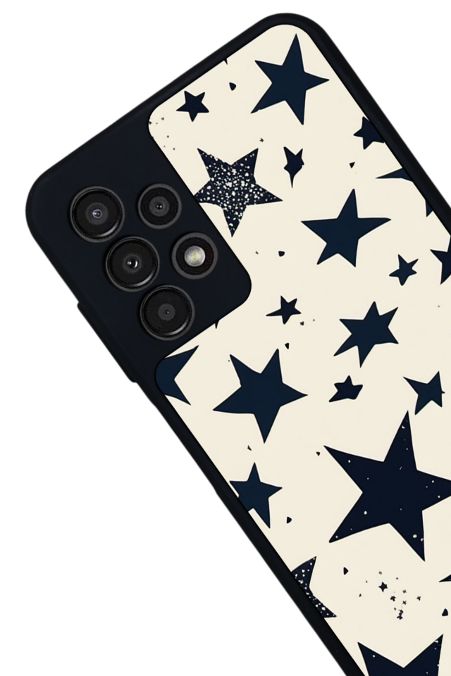 Samsung Galaxy A23 Uyumlu Retro Yildizlar Tasarımlı Glossy Premium Kılıf