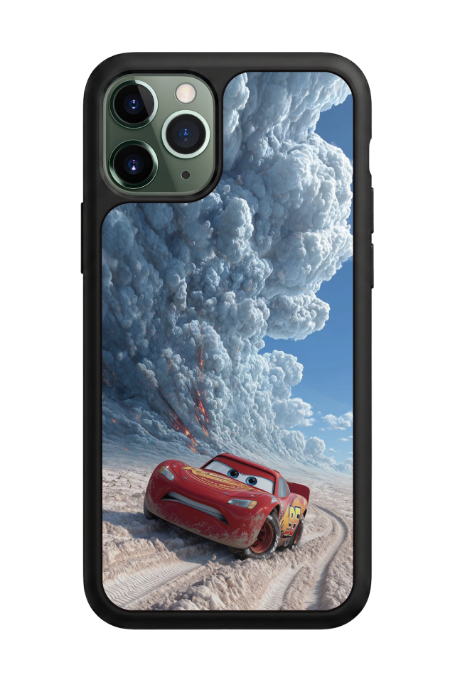 iPhone 11 Pro Uyumlu Şimsek McQueen Tasarımlı Glossy Premium Kılıf