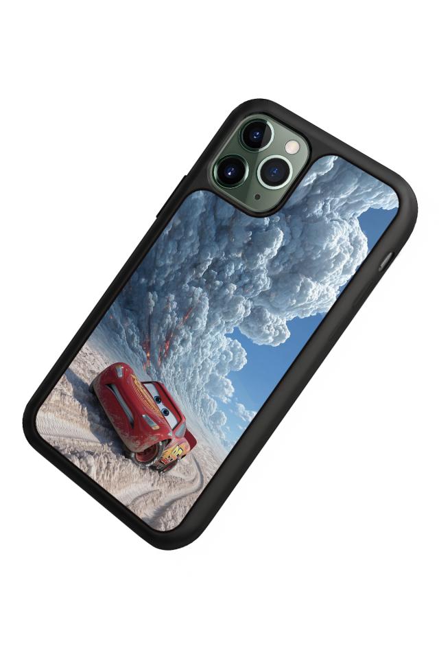 iPhone 11 Pro Uyumlu Şimsek McQueen Tasarımlı Glossy Premium Kılıf