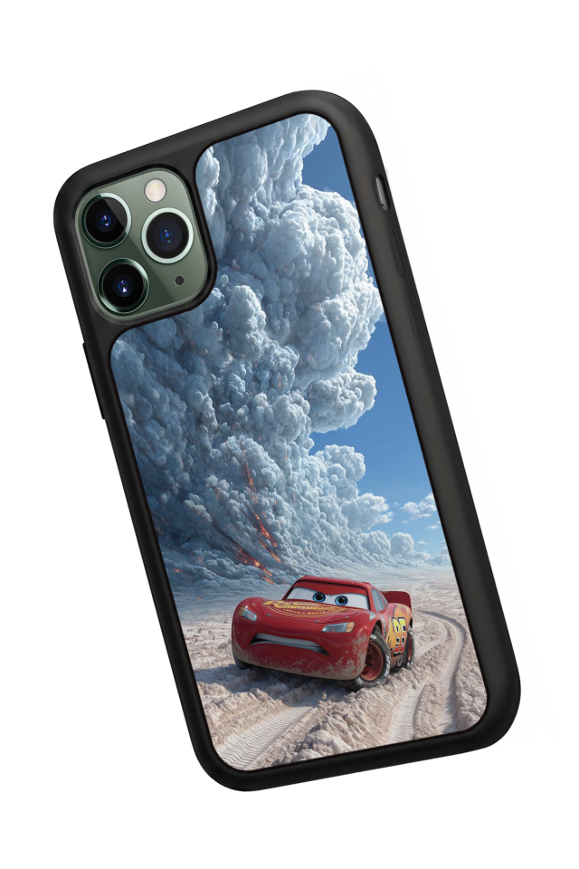 iPhone 11 Pro Uyumlu Şimsek McQueen Tasarımlı Glossy Premium Kılıf