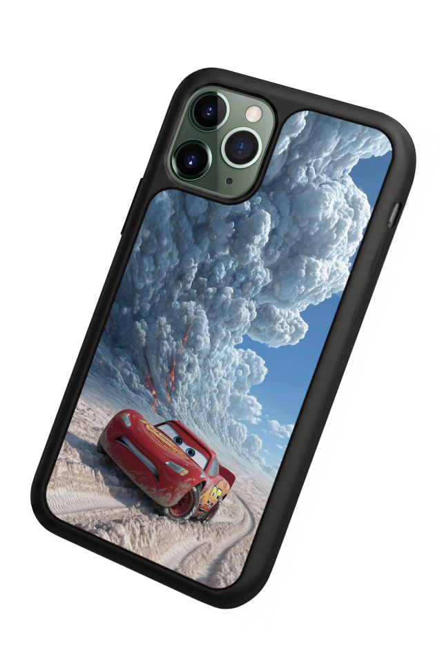 iPhone 11 Pro Uyumlu Şimsek McQueen Tasarımlı Glossy Premium Kılıf