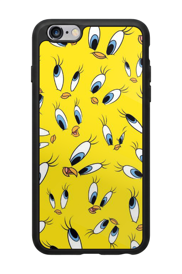 iPhone 6s Plus Uyumlu Tweety Tasarımlı Glossy Premium Kılıf