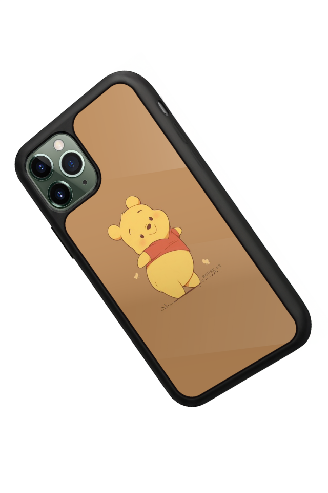 iPhone 11 Pro Max Uyumlu Winnie Tasarımlı Glossy Premium Kılıf