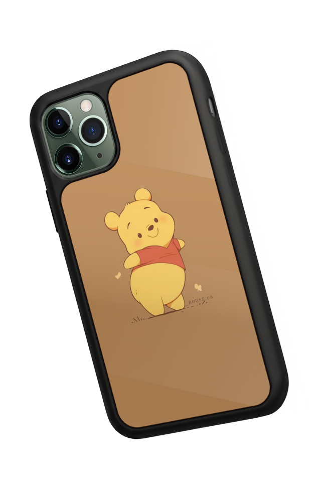 iPhone 11 Pro Max Uyumlu Winnie Tasarımlı Glossy Premium Kılıf