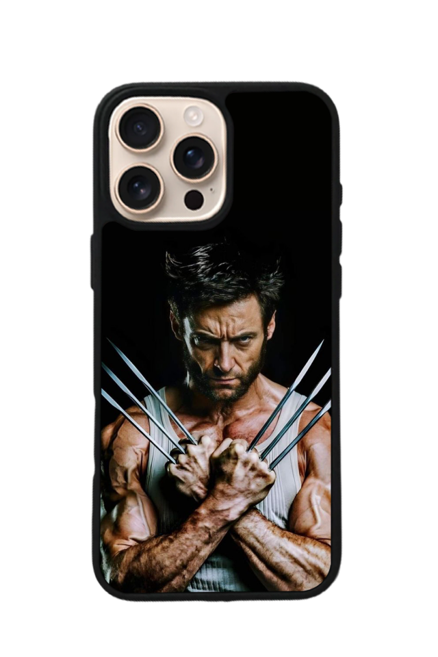 iPhone 16 Pro Uyumlu Wolverine Tasarımlı Glossy Premium Kılıf