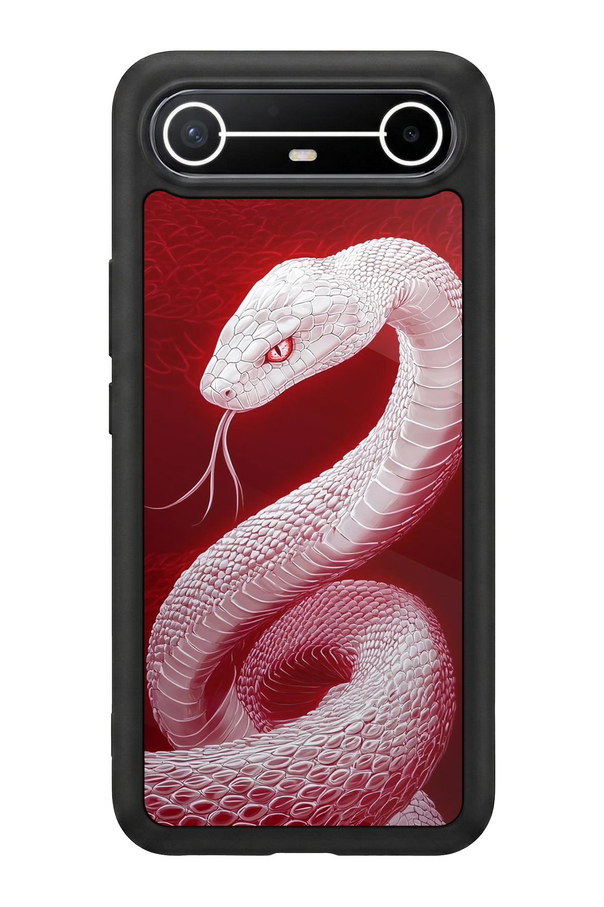 Tecno Spark Slim 5G Uyumlu Yılan Tasarımlı Glossy Premium Kılıf