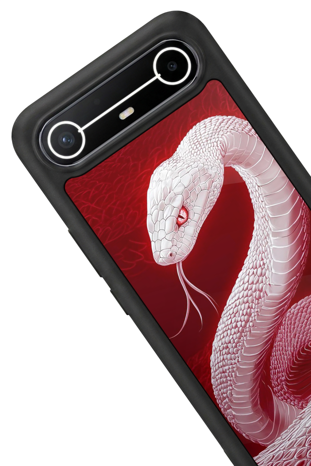 Tecno Spark Slim 5G Uyumlu Yılan Tasarımlı Glossy Premium Kılıf