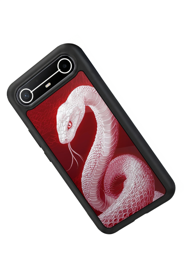 Tecno Spark Slim 5G Uyumlu Yılan Tasarımlı Glossy Premium Kılıf